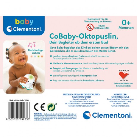 Clementoni Baby Clementoni Octopus Детеныш осьминога Клементони