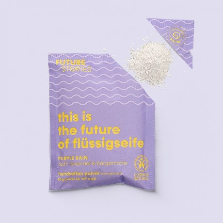 FUTURE STORIES Flussigseifen Pulver 3er Set Lavendel & Bergamotte  Набор из 3 жидких мыльных порошков с лавандой и бергамотом