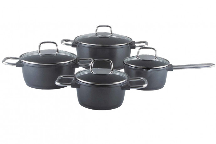 Homeware Homeware Topfset 4-tlg.  schwarz Набор горшков для дома из 4 предметов.