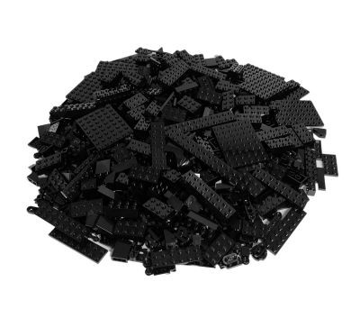 LEGO LEGO Steine Schwarz gemischt - Black NEU Stuckzahl 500x Кубики LEGO, черные, смешанные, количество НОВИНКА: черный, 500 шт.