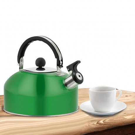 TOPMELON TOPMELON Wasserkessel Whistling Kettle Edelstahl Wasserkessel Teekessel, 3L Blau TOPMELON Чайник со свистком Чайник из нержавеющей стали Чайник, 3 л