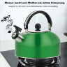 TOPMELON TOPMELON Wasserkessel Whistling Kettle Edelstahl Wasserkessel Teekessel, 3L Blau TOPMELON Чайник со свистком Чайник из нержавеющей стали Чайник, 3 л