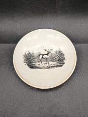 Тарелка декоративная V&amp;B Wallerfangen "Олень", фарфор, 12 см, Германия, 1970-80гг.