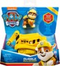 Spin Master PAW Patrol Baustellen-Fahrzeug mit Rubble-Figur (Basic Vehicle\/Basis Fahrzeug) Машина Щенячьего патруля на строительной площадке с фигуркой из щебня (базовая машина/базовая машина)