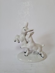 Spomin Винтажная фигурка "Два козленка", 12см, Германия, 1960-70гг.