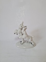 Spomin Винтажная фигурка "Два козленка", 12см, Германия, 1960-70гг.