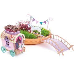 TOMY Einhorn Garten mit Feen-Wagen Сад единорогов с волшебной колесницей