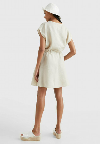 Tommy Hilfiger SLEEVELESS Day dress light sandalwood БЕЗ РУКАВОВ Повседневное платье светлое сандаловое дерево