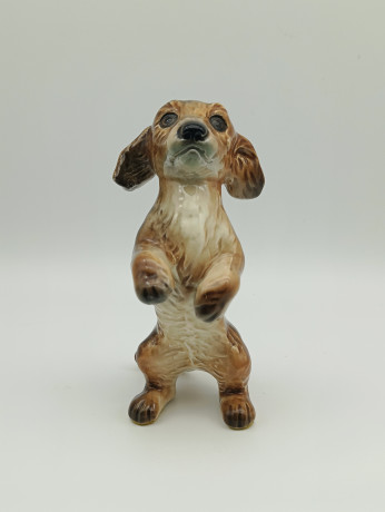 Статуэтка винтажная Goebel "Щенок", фарфор, 13 х 8 см, Германия, 1970-80гг.