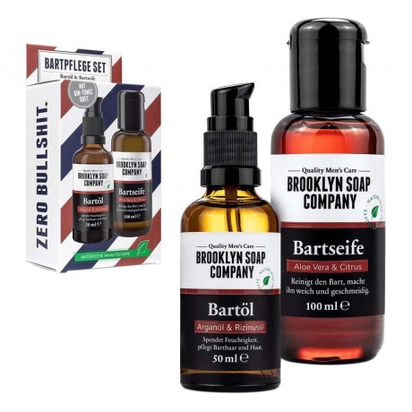 Brooklyn Soap Bart Set Small Bartol & Bartseife  Набор для бороды, маленький Bartol &amp; Beard Soap