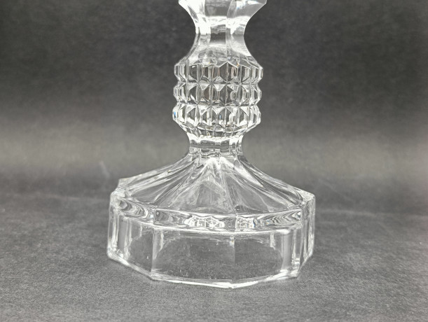 Подсвечник винтажный Nachtmann, хрусталь, 14 х 8 см, Германия, 1960-70гг.