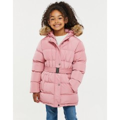 THREADGIRLS Threadgirls Steppjacke THB Belted Hooded Jacket Joni Winterjacken MiniW Стеганая куртка Threadgirls THB Куртка с капюшоном и поясом Joni Winterjacken MiniW