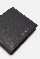 Tommy Hilfiger PREM FLAP AND COIN UNISEX Wallet black PREM FLAP AND COIN UNISEX Бумажник черный