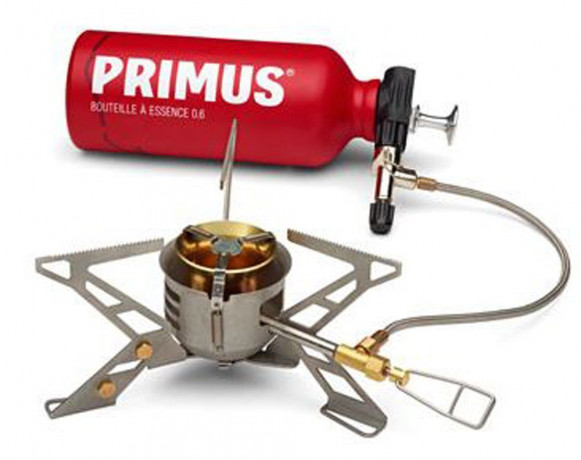 Primus Primus Multikocher Kocher OmniFuel II inkl. Brenstoffflasche und Pouch  Мультиварка Primus OmniFuel II в комплекте с топливным баком и сумкой.