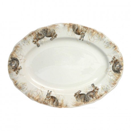 Gien Fayencerie Gien 'Sologne' Platte oval 39,3 x 29 cm Gien "Sologne" Блюдо овальное 39,3 x 29 см