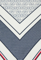 Tommy Hilfiger COAST OUTLINE Foulard space blue mix COAST OUTLINE платок космический синий микс