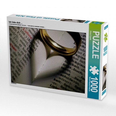 CALVENDO Puzzle CALVENDO Puzzle Ich liebe dich ... Пазл CALVENDO Puzzle Я люблю тебя...