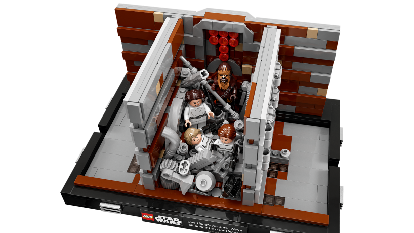 Lego Mullpresse im Todesstern – Diorama Уплотнитель марли в диораме Звезды Смерти