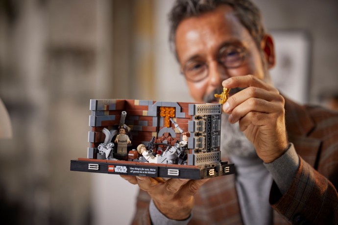 Lego Mullpresse im Todesstern – Diorama Уплотнитель марли в диораме Звезды Смерти