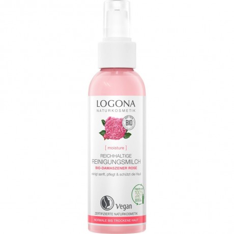 Logona Reichhaltige Reinigungsmilch Bio-Damaszener Rose  Насыщенное очищающее молочко с органической дамасской розой