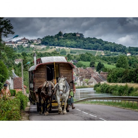 CALVENDO Puzzle CALVENDO Puzzle Caravan auf den Strassen von Sancerre Пазл CALVENDO Puzzle Караван на улицах Сансера