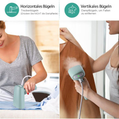 Yoyaxi Yoyaxi Dampfburste Reise-Dampfglatter, 110ml, 800W, schnelles Aufheizen, Reise-Dampfburste, 40S schnelles Aufheizen, 110ml, 800W  Паровая щетка Yoyaxi Travel Steam Smoother, 110 мл, 800 Вт, быстрый нагрев, паровая щетка для путешествий, 40S быстрый