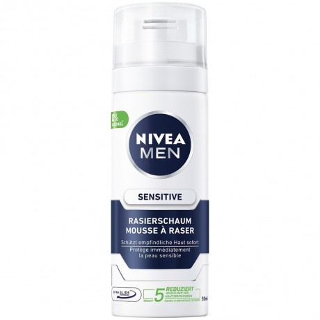 Nivea Sensitive Rasierschaum Чувствительный крем для бритья