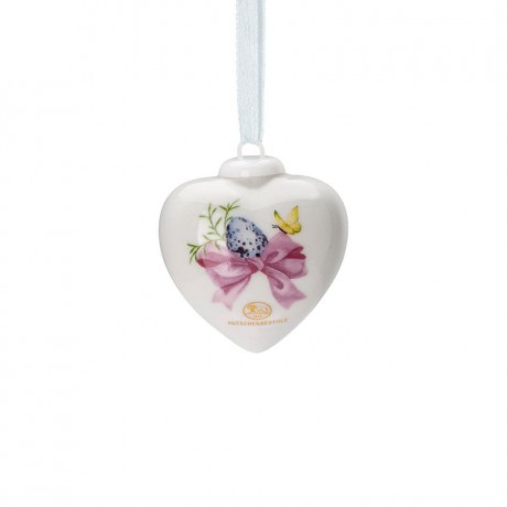 Hutschenreuther Hutschenreuther Fruhlingsgrusse Porzellan-Mini-Herz 'Sonnenhut' h: 4,5 cm Фарфоровое мини-сердечко Hutschenreuther Spring Greetings "Sun Hat", высота: 4,5 см