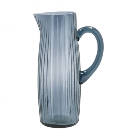 Bitz Bitz Kusintha - Glas blue Krug 1,2 L / h: 25,5 cm Bitz Kusintha - Стеклянный синий кувшин 1,2 л / высота: 25,5 см