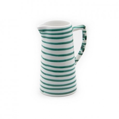 Gmundner Keramik Gmundner Keramik Grungeflammt Wasserkrug 0,7 L / h: 16 cm Керамический кувшин для воды с зеленым пламенем Gmundner 0,7 л / ч: 16 см