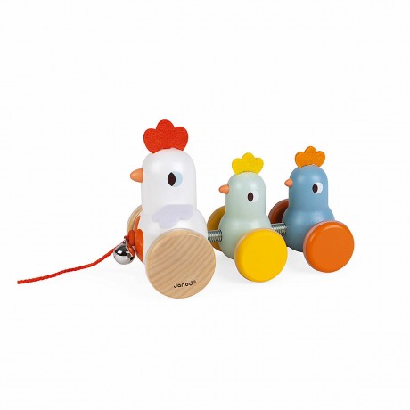 Janod Nachziehtier Huhner Куриный цыпленок