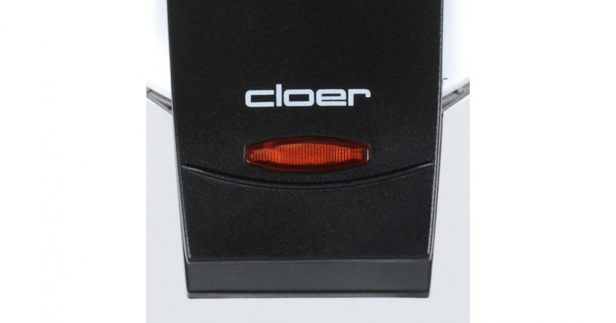 Cloer Cloer Waffeleisen 1621 weiss/schwarz, 930 Watt  weiss/schwarz Вафельница Cloer 1621 белая/черная, 930 Вт