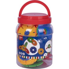 APLI Kids Didaktische Disc Scheiben zum Stecken und Formen gestalten Конструкторские дидактические диски для затыкания и формовки