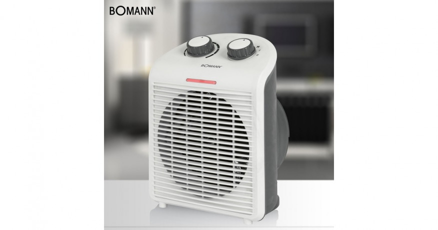 Bomann Bomann HL 6040 CB, Heizlufter weiss/grau  weiss/grau Bomann HL 6040 CB, тепловентилятор белый/серый