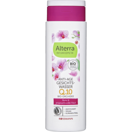 Alterra NATURKOSMETIK Anti-Age-Gesichtswasser Orchidee Очищающий антивозрастной тоник для лица с органическим аргановым маслом и экстрактом орхидеи  150 г