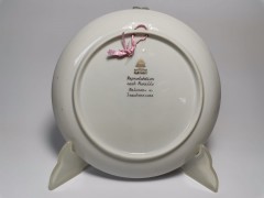 Lindner Kueps Bavaria Kobalt, Линднер Купс Бавария Коллекционная кобальтовая тарелка "Мальчики, поедающие виноград и дыню" 19см х 2см