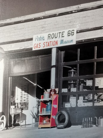 IKEA Painting, Икеа Фото картина "Route 66" в черной рамке, фотограф Бруно Пероусое, 65х45х2,5см, Дания 2005-2006гг.