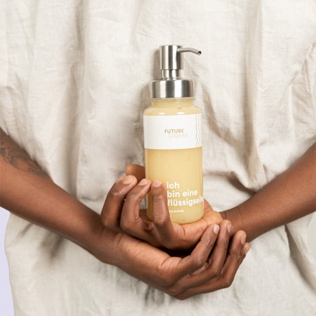 FUTURE STORIES Flussigseifen Pulver 3er Set Hafermilch & No-Honey  Набор жидких мыльных порошков из 3 шт. овсяного молока и без меда