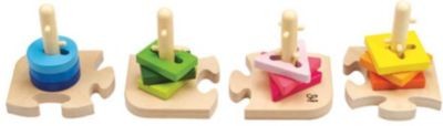 HAPE Kreatives Steckpuzzle 16tlg. Креативный подключаемый пазл 16 деталей.