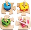 HAPE Kreatives Steckpuzzle 16tlg. Креативный подключаемый пазл 16 деталей.