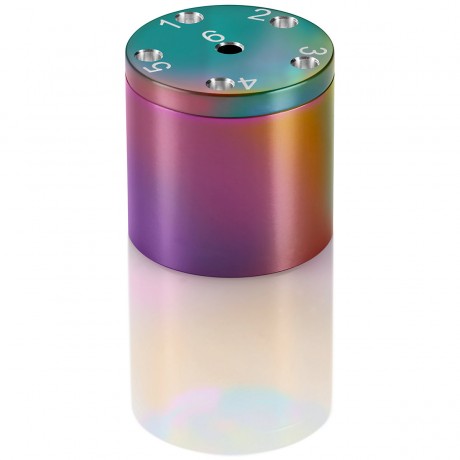 BestSaller SUPER SIX Wurfelspiel Aluminum 2-teiliges Set SUPER SIX алюминиевый набор из 2 предметов для игры в кости