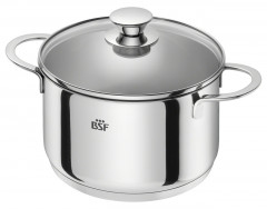 BSF BSF Topfset 5-tlg. BORDEAUX silber Набор кастрюль BSF, 5 шт. БОРДО