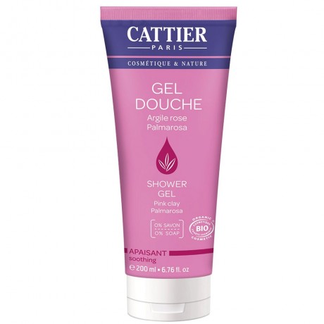 Cattier Duschgel Rosa Heilerde Palmarosa 200ml Гель для душа Pink Healing Earth Palmarosa 200мл
