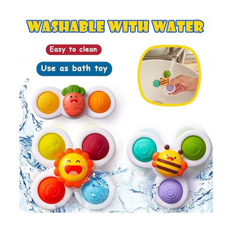 Vetaka Badespielzeug Wasserspielzeug Saugnapf spielzeug fur Kinder Игрушки для ванной Игрушки для воды Игрушки на присоске для детей