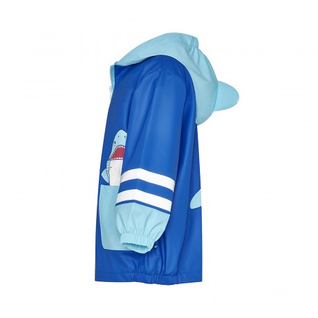 Playshoes Regen-Mantel Hai Regenjacken fur Jungen Дождевик Shark плащи для мальчика