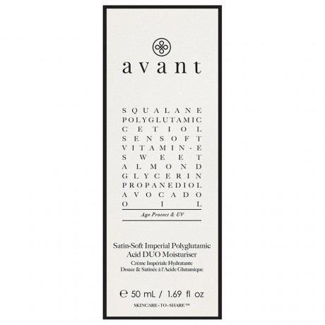 Avant Skincare Avant Age Protect + UV Satin-Soft Imperial Polyglutamic Acid DUO Moisturiser Увлажняющий крем Avant Age Protect + UV Satin-Soft Imperial с полиглутаминовой кислотой DUO