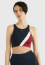 Tommy Hilfiger COLOUR-BLOCK Medium support sports bra desert sky COLOR BLOCK Спортивный бюстгальтер со средней поддержкой небо пустыни