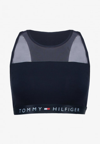 Tommy Hilfiger SHEER FLEX BRALETTE Bustier navy blazer БЮСТГАЛЬТЕР SHEER FLEX Бюстье темно-синий блейзер