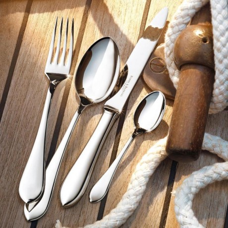 Robbe & Berking Robbe & Berking Eclipse - 925 Sterling Silber Menubesteck-Set 30-tlg. Robbe & Berking Eclipse - Набор столовых приборов из стерлингового серебра 925 пробы, 30 предм.