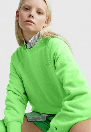Tommy Hilfiger 1985 MINI CORP LOGO Sweatshirt spring lime ЛОГОТИП MINI CORP 1985 – Свитер весенняя известь